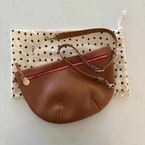 Clare V Grande Fanny Cuoio Perf